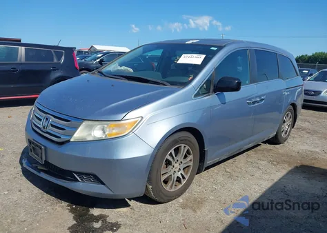 2012 Honda Odyssey Ex-L z USA, uszkodzony, nr VIN 5FNRL5H64CB096242